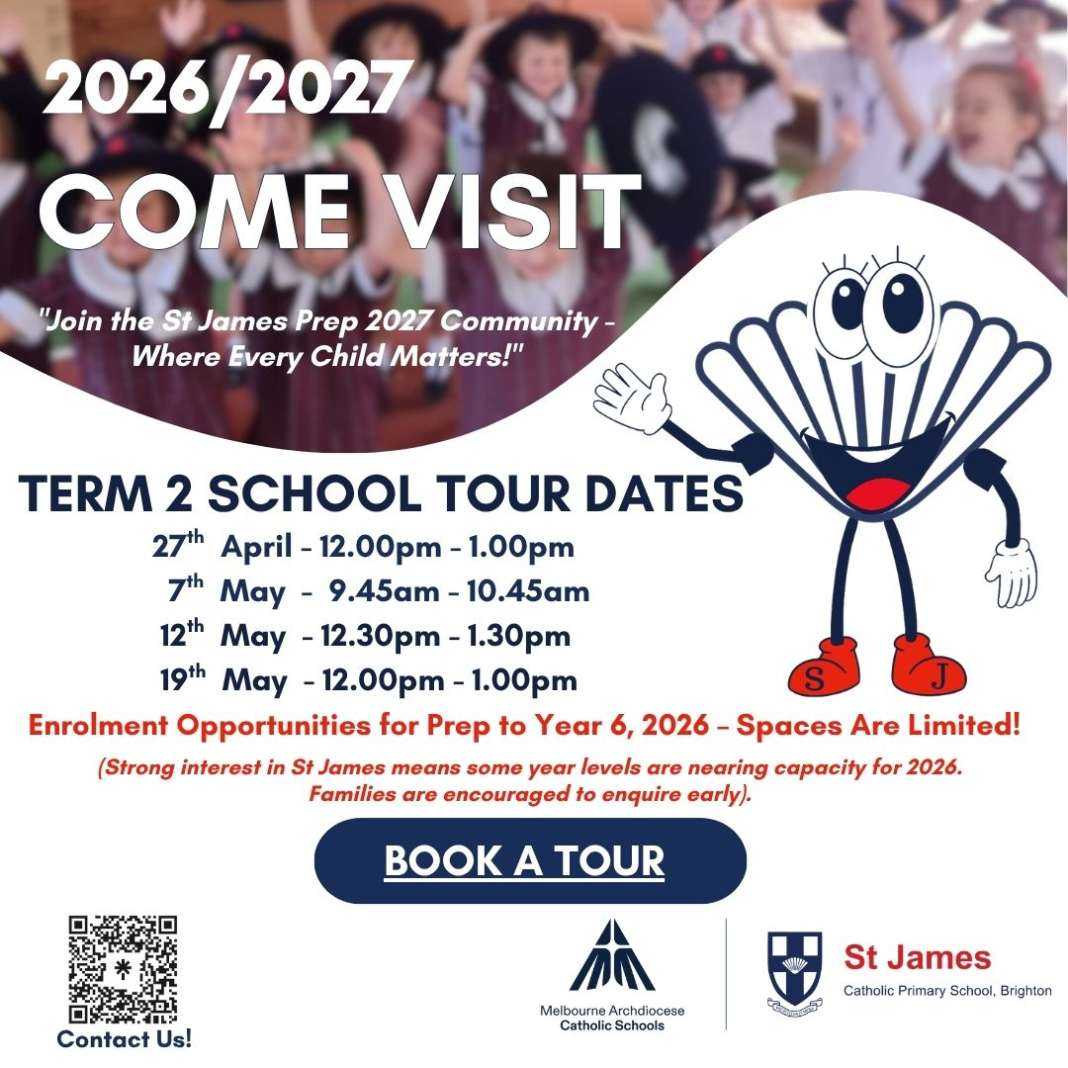 Term 2, School Tour Dates
